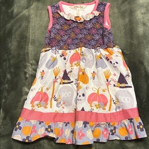Matilda Jane Halloween Pumpkin and Ghost Dress